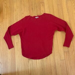 Classic Red Crew Neck Sweater